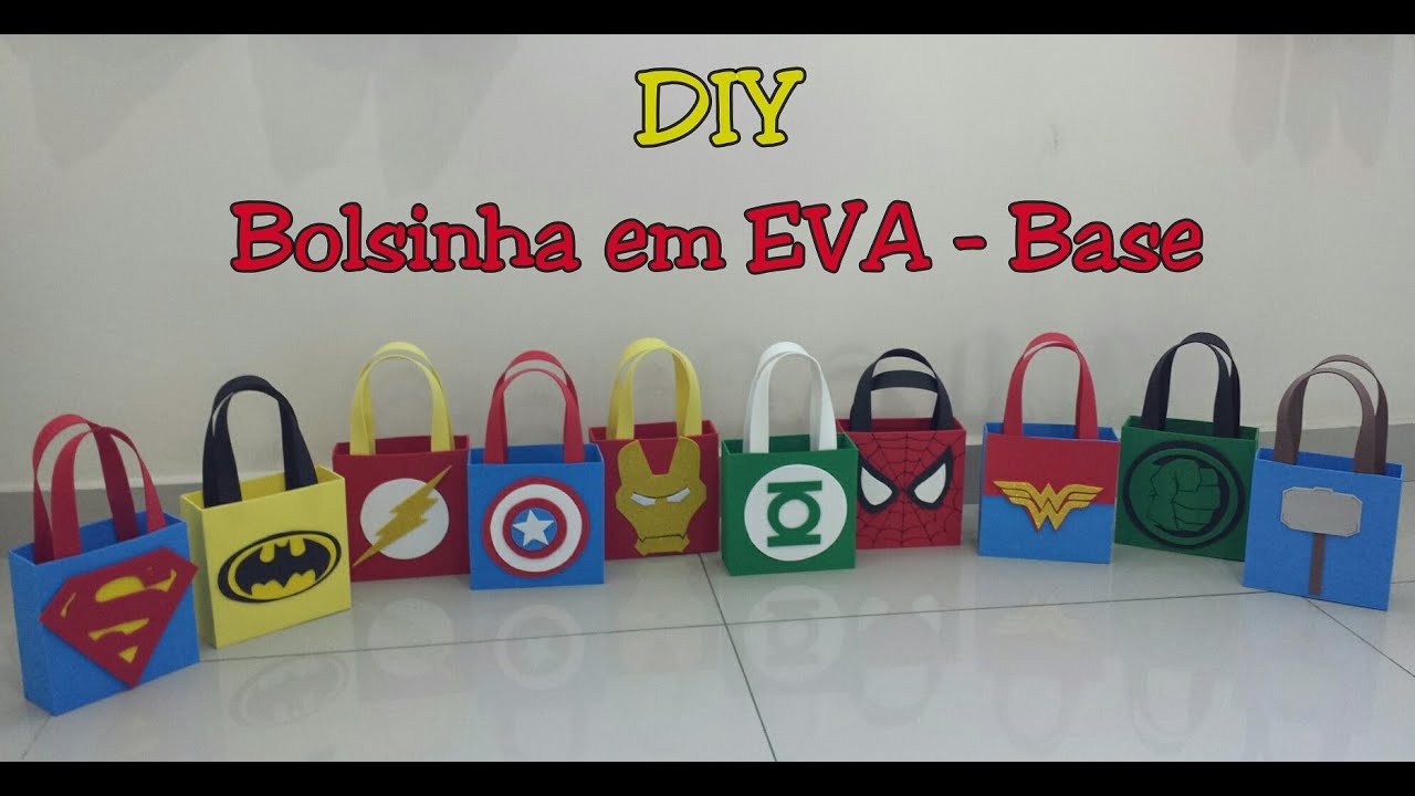 Como fazer? DIY - Bolsinha Em EVA