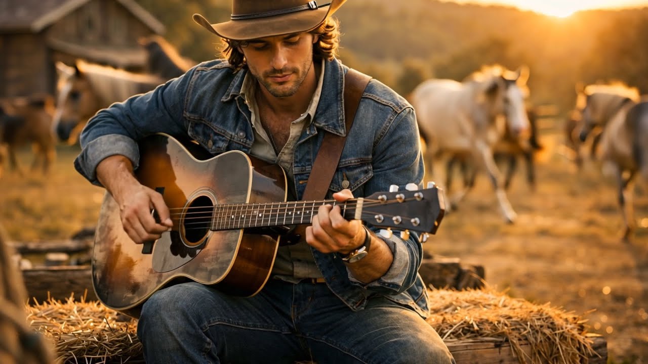 🤠Desert Rose: Soothing Acoustic Country Guitar for a Calm Evening | Dreamy Guitar Sounds✨ #country