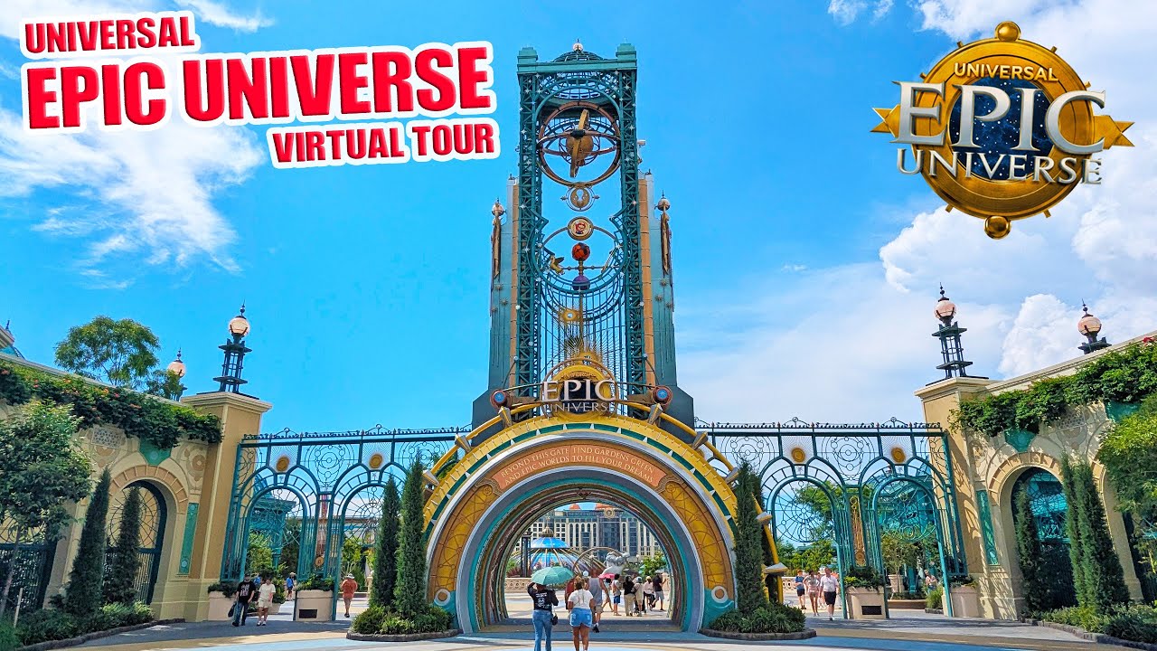 Universal's EPIC UNIVERSE Full Tour of Every Area, Ride and Attraction (Nov 2025) [4K]