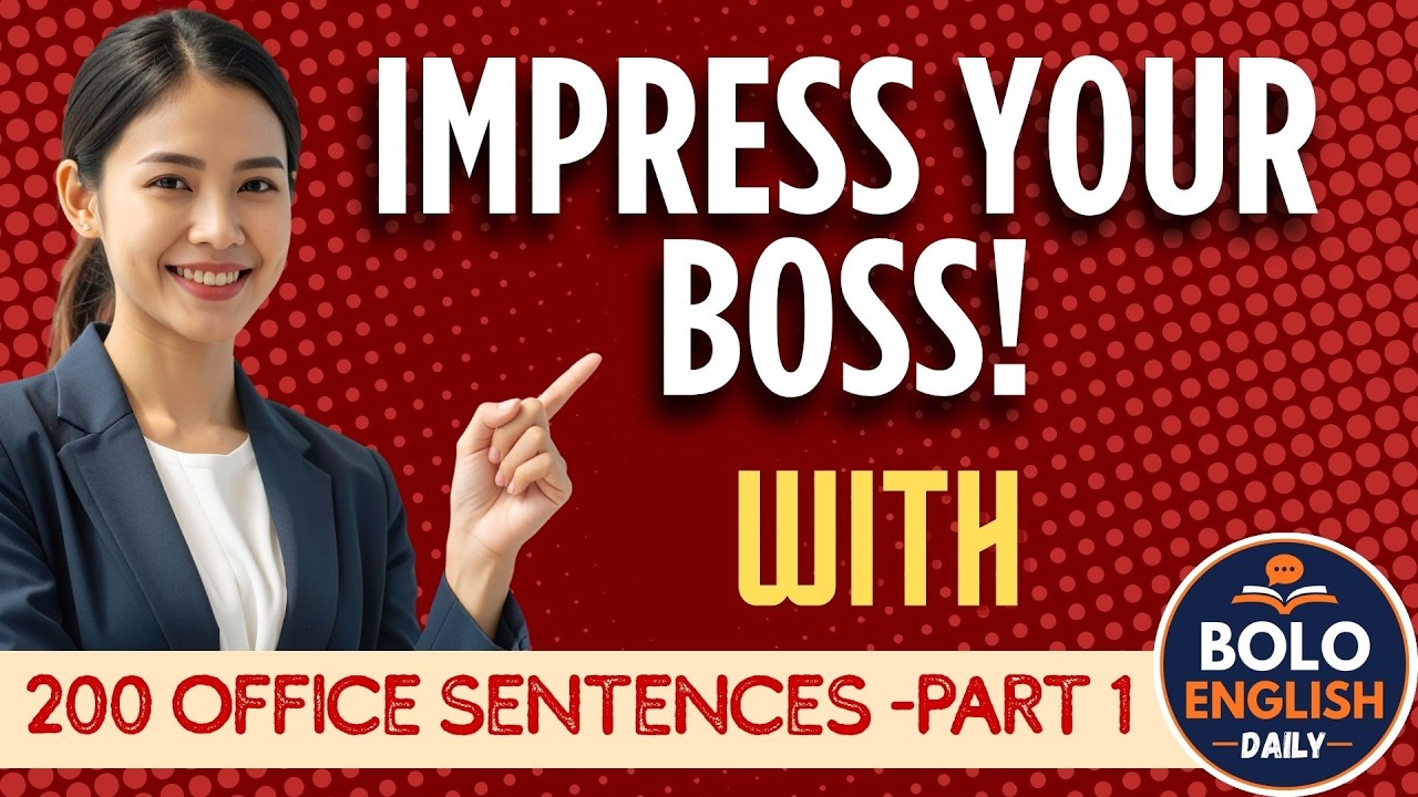 200 Daily Use Office English Sentences with Hindi Meaning | Part 1