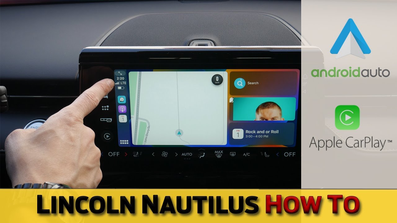 Apple CarPlay и Android Auto в Lincoln Nautilus (2024-2026)