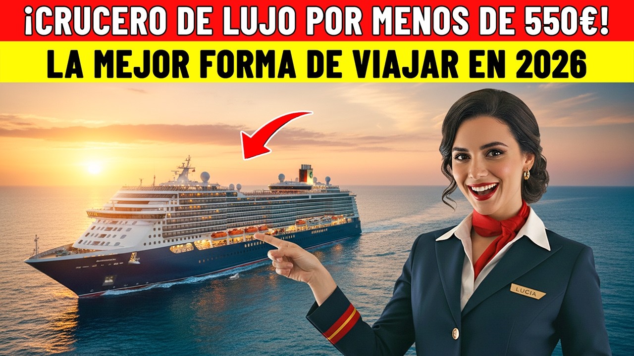¡Olvida lo que sabes! 3 Cruceros de LUJO que SÍ puedes pagar 🚢💸