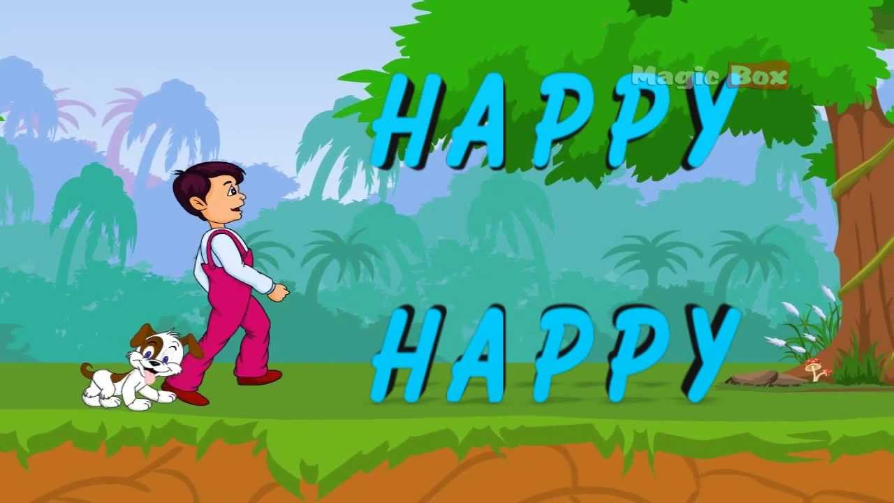 I  Am Happy - English Nursery Rhymes - Cartoon/Animated Rhymes For Kids