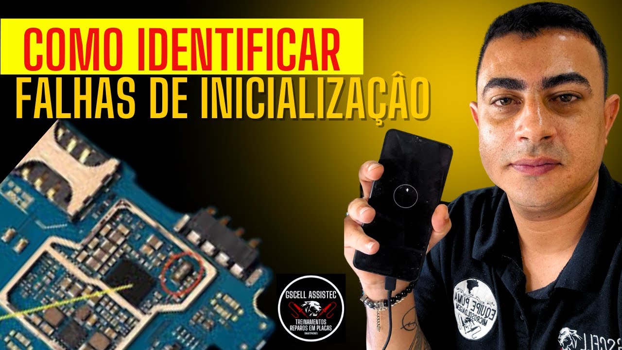 COMO IDENTIFICAR DEFEITOS DE FALHA DE INICIALIZA&Ccedil;&Atilde;O   conserto de celular