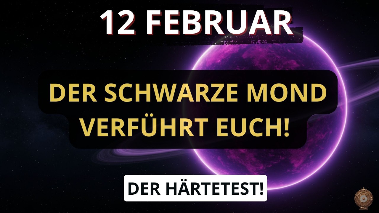 DER SCHWARZE MOND VERFÜHRT EUCH! Am 12. Februar hat Lilith euren Schatten aktiviert.