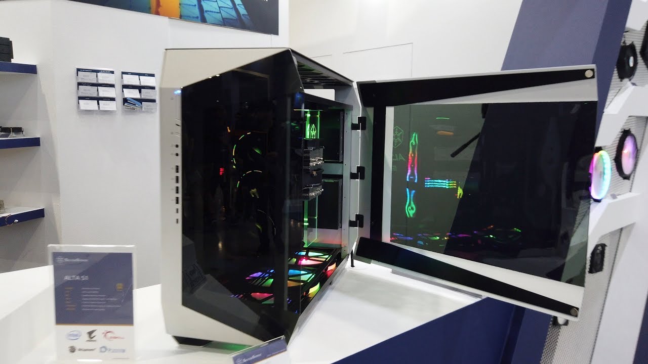 Silverstone Alta S1 Full Tower PC Case with 200mm Fans - Computex 2019