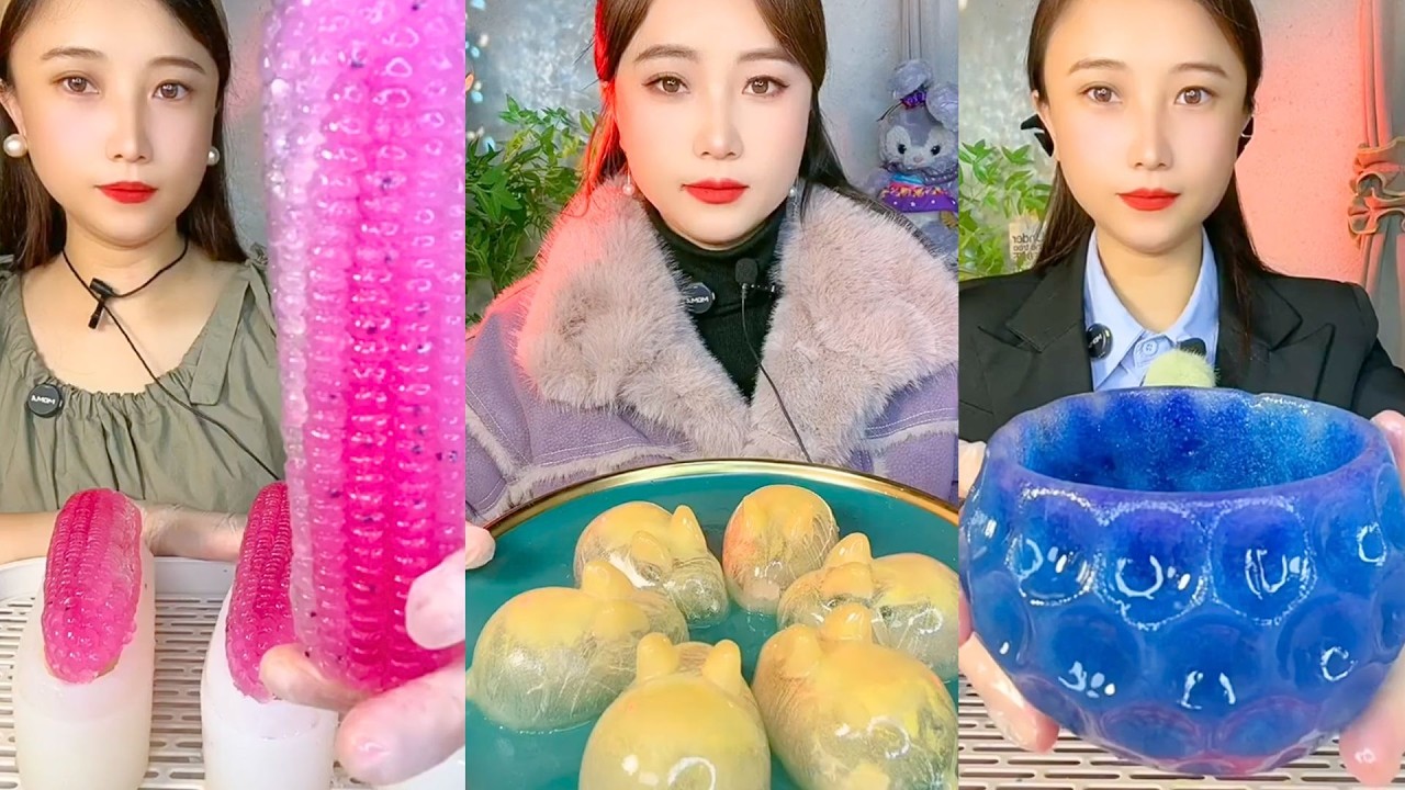 Homemade Chinese Ice Eating ASMR | Soft Frozen Desserts & Snow Ice Sounds #91