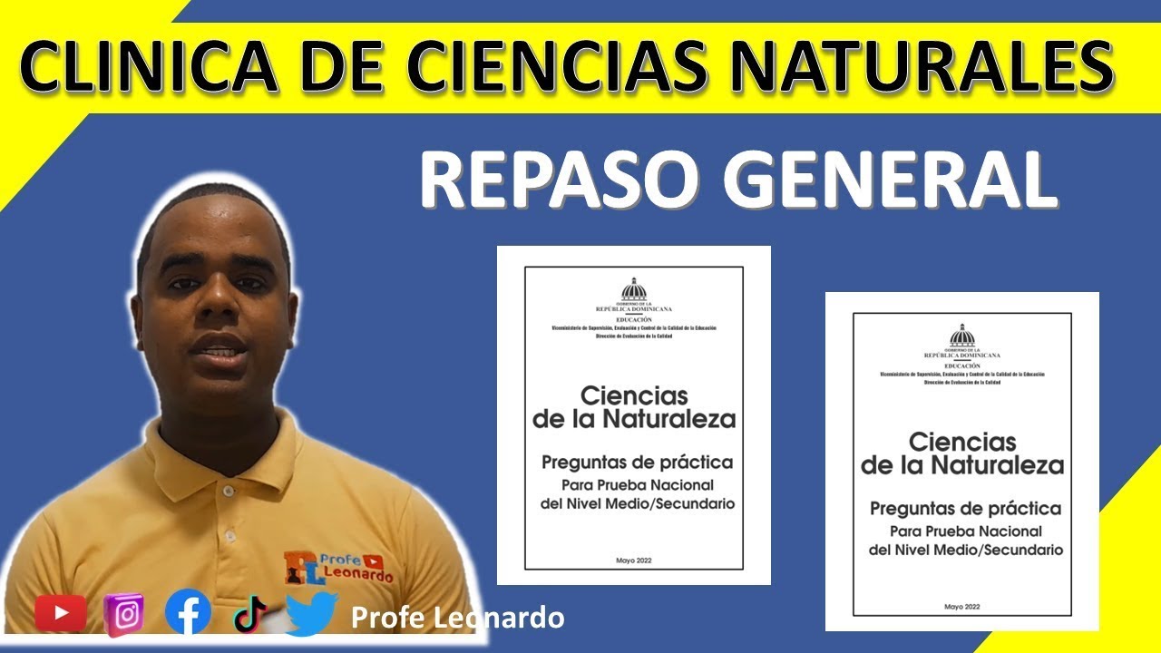 REPASO | CLINICA DE CIENCIAS NATURALES PRUEBAS NACIONALES 2022