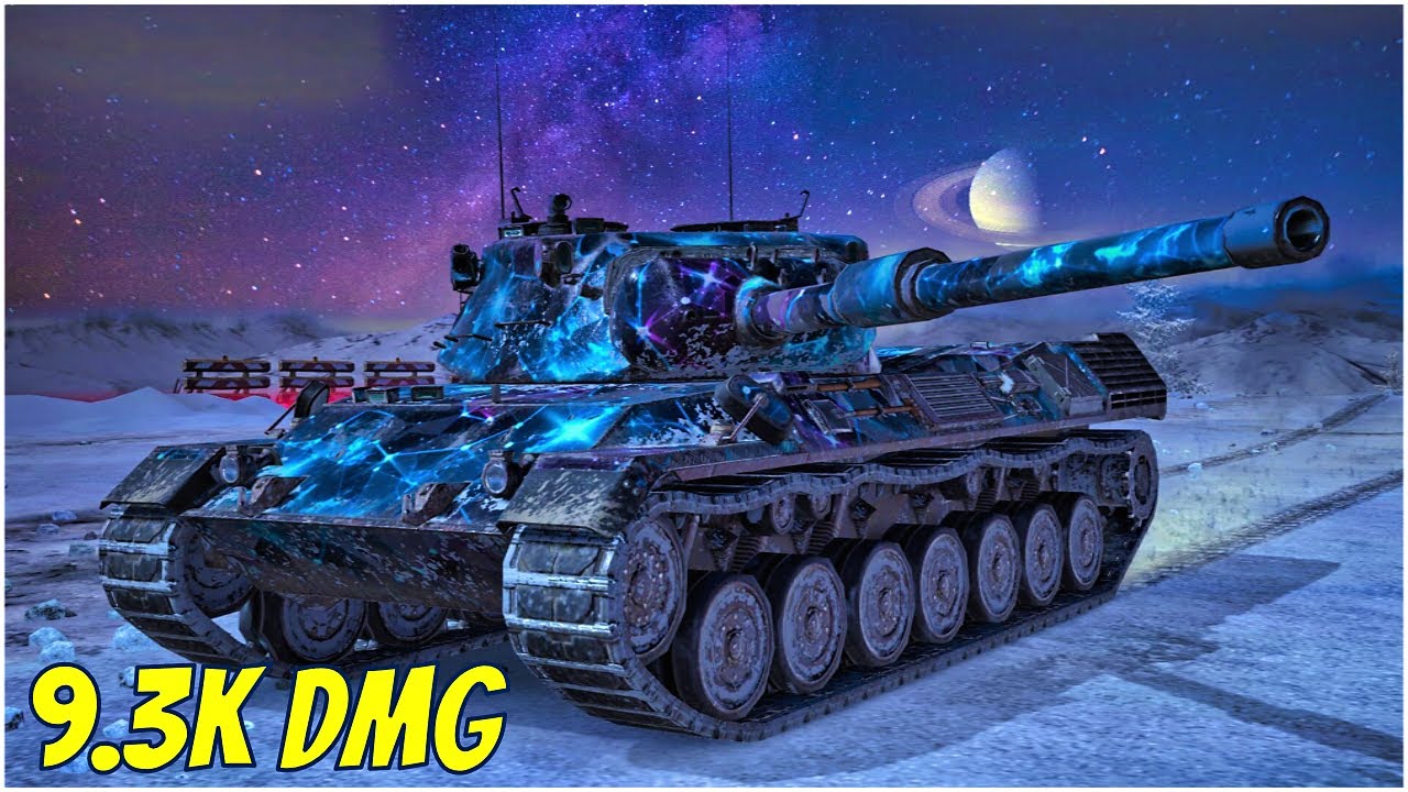 Leopard 1 - 9300 DMG 4 Kills ● WoT Blitz