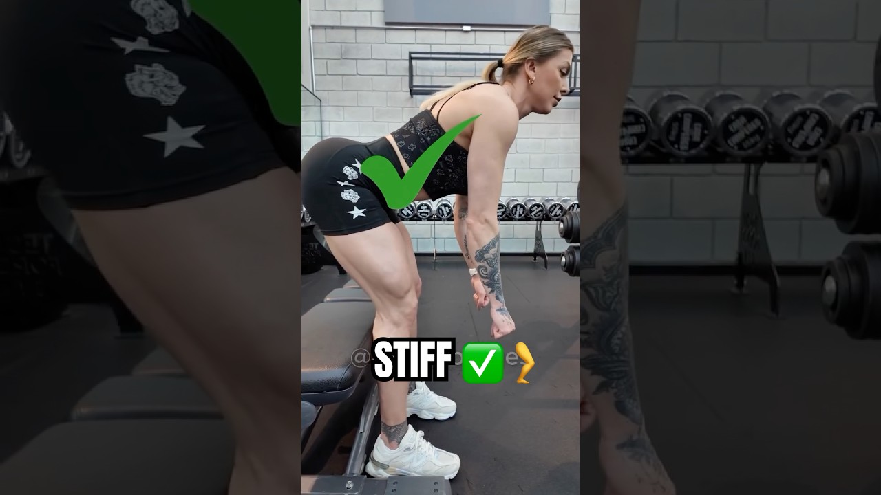 COMO ATIVAR O GL&Uacute;TEO NO STIFF? ✅🦵 #maxtitanium #wellness #stiff #legday #maromba #treino #academia