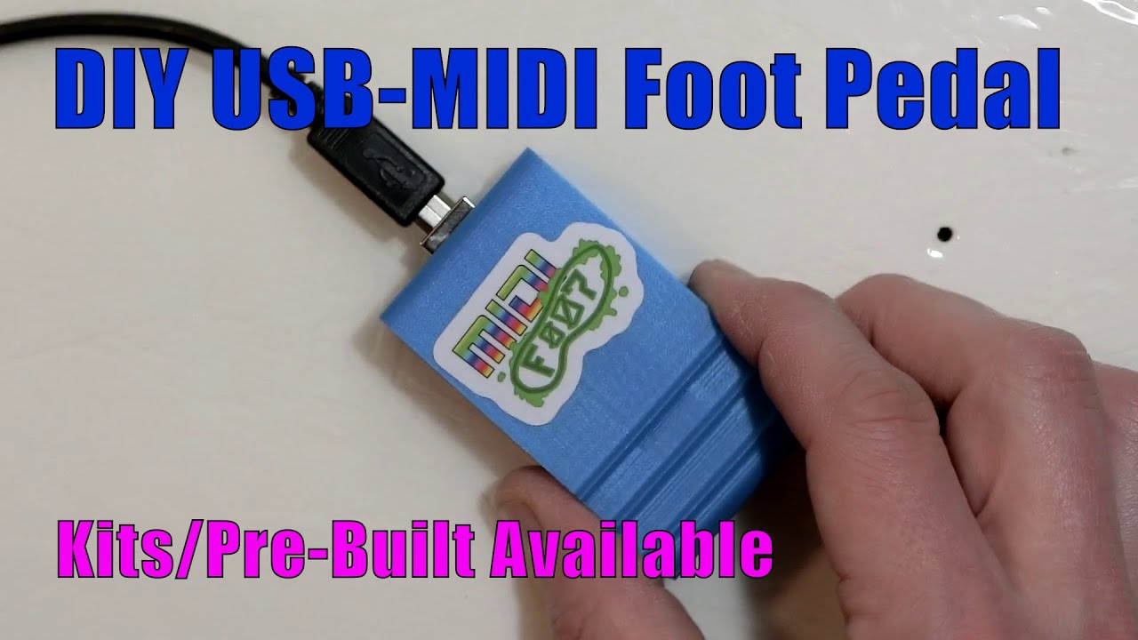 MidiFoot - Single Button MIDI Controller Build