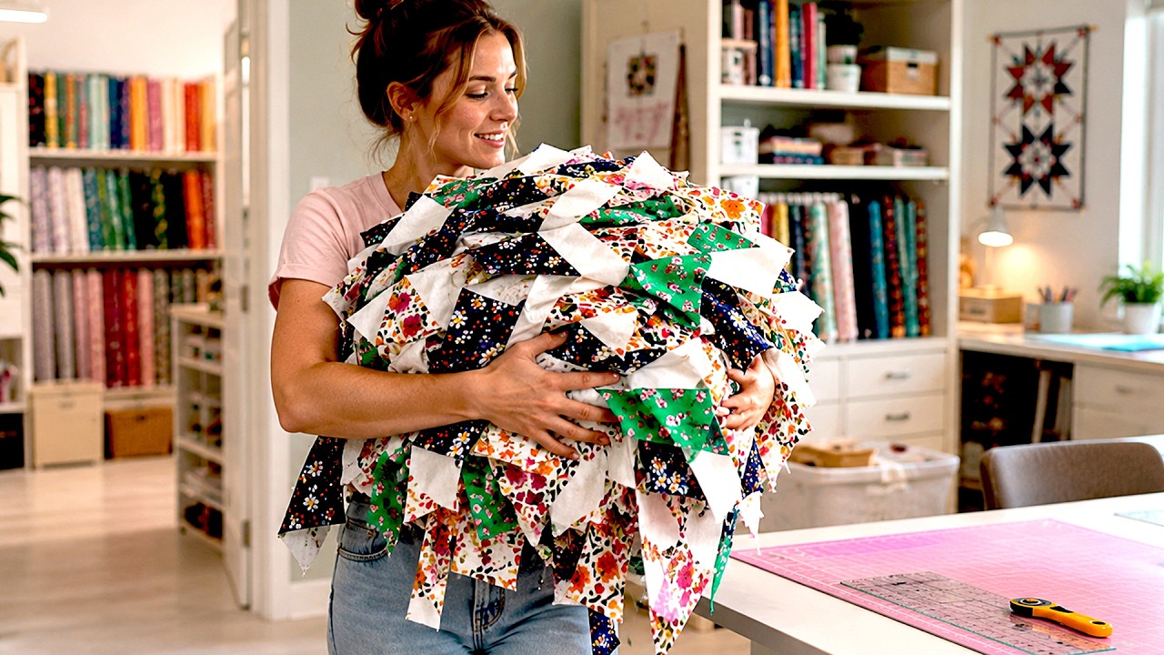 The Simple Quilt Pattern That Looks Stunning With ALL Fabric - Super Easy For Everyone
