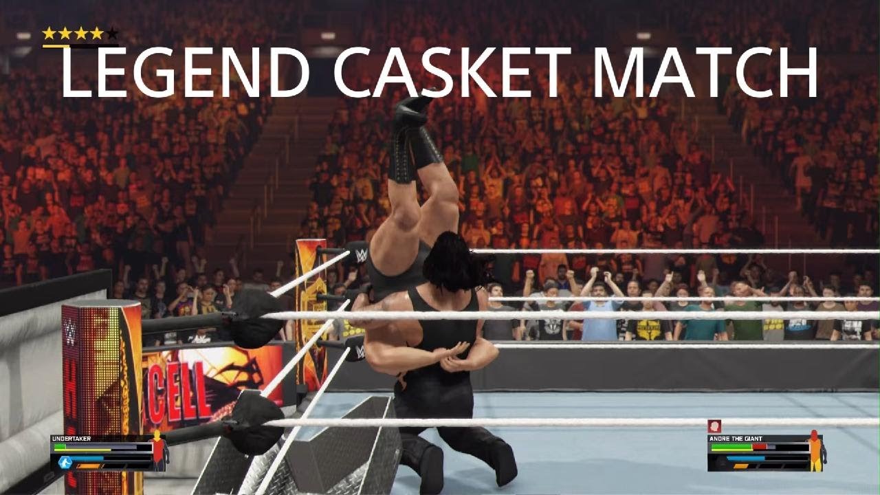 Undertaker vs Andre The Giant - Legend Difficulty Casket Match | WWE 2K25