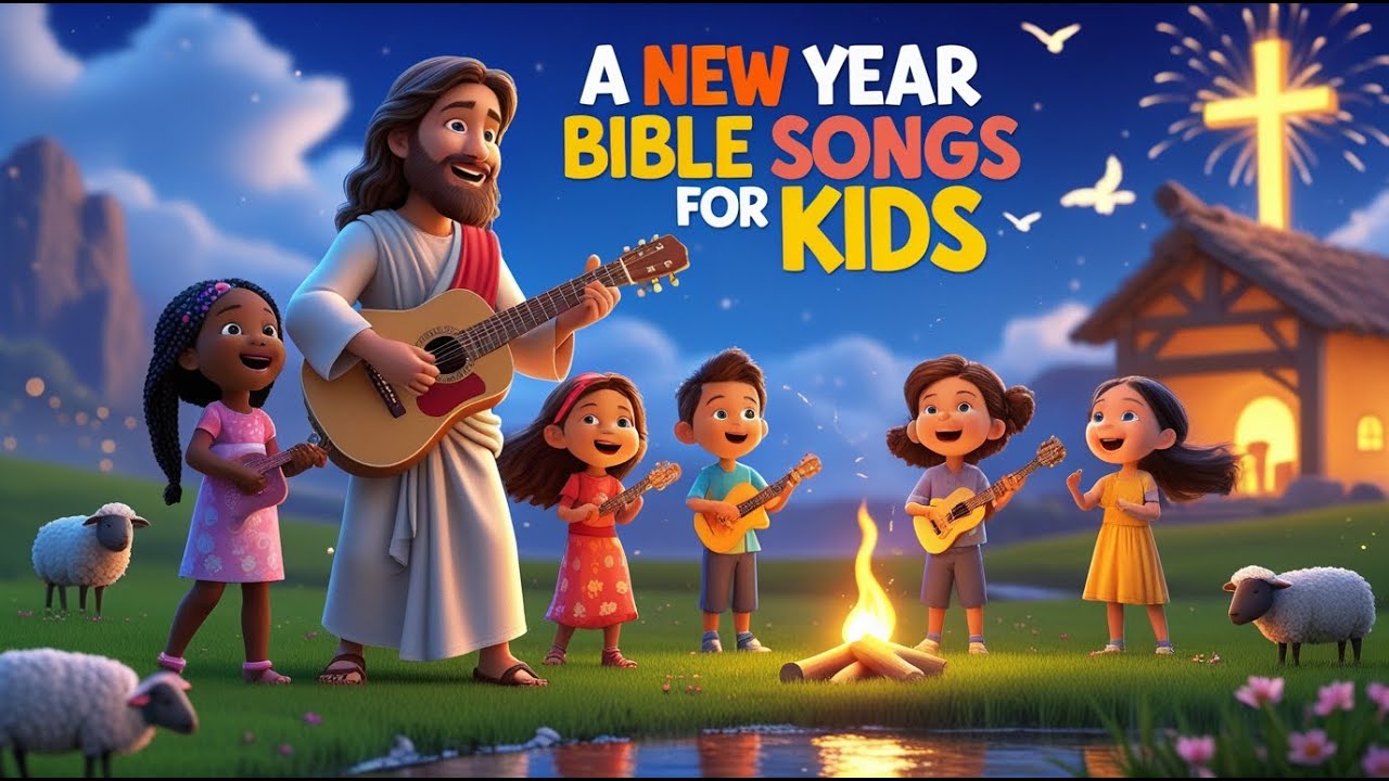 Jesus Is with Me Every Year | Best 2026 Christian Song for Kids | New Year Children Worship | 1+ HR