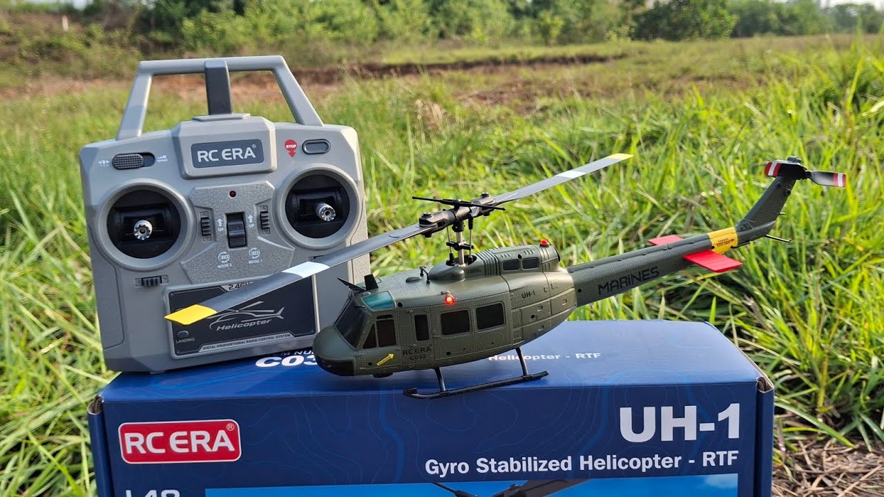 ฮอบังคับวิทยุ C032 UH-1 Huey 6CH Gyro RC สินค้าใหม่  ราคา 3700.บาท โทร:065-5393138 ไลน์:tay-3910