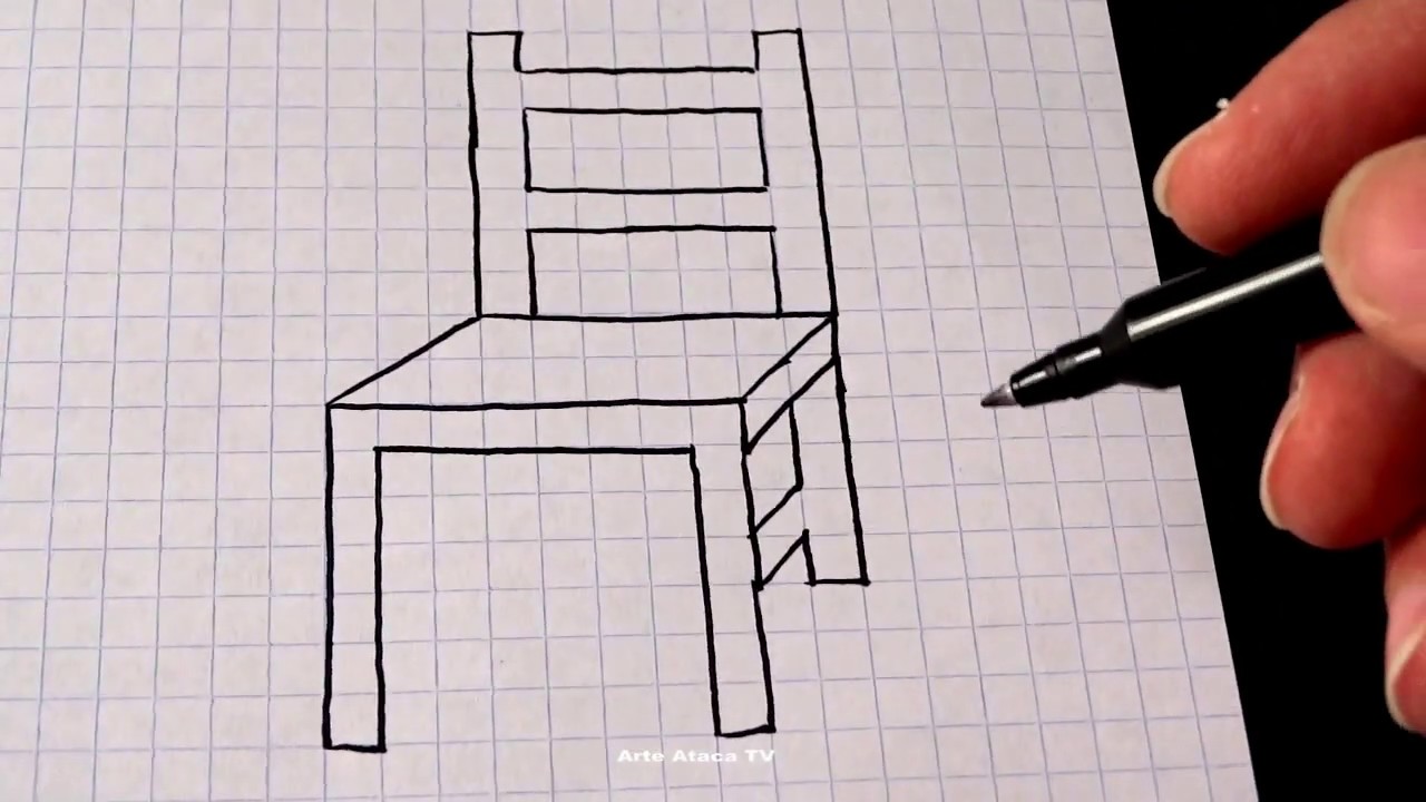 Desenho FÁCIL e Simples: CADEIRA