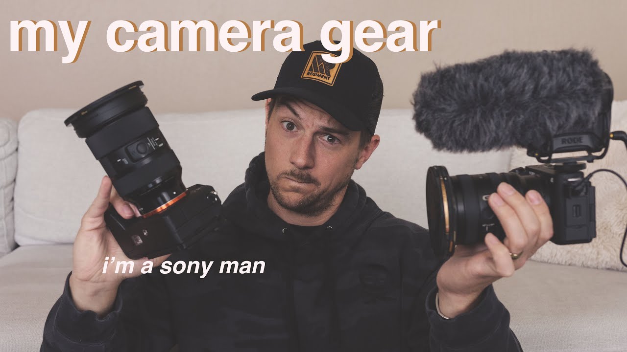 My gear for a full day shoot: photo and video