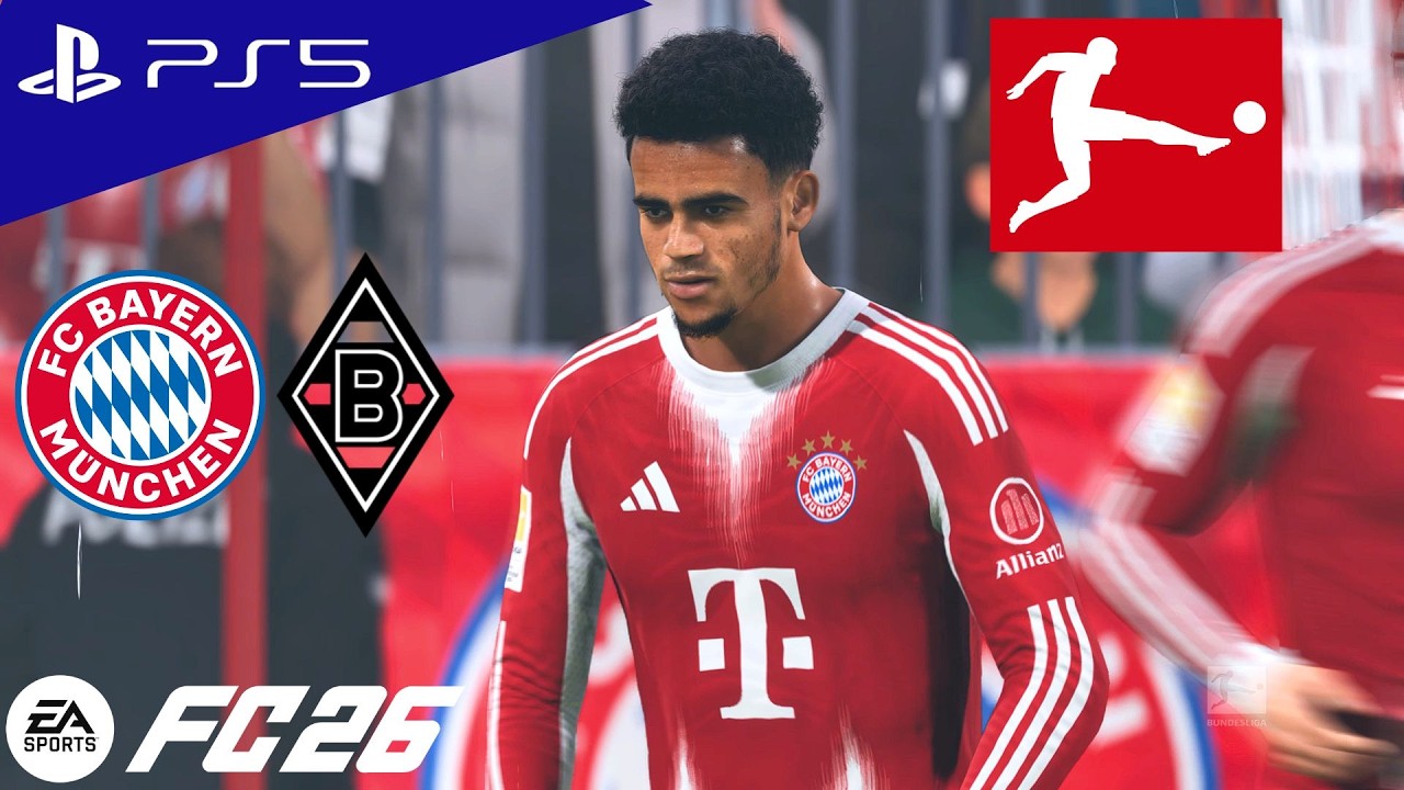 FC 26 - Bayern München vs. Borussia Mönchengladbach - Bundesliga 25/26 Full Match | PS5 [4K60 FPS]