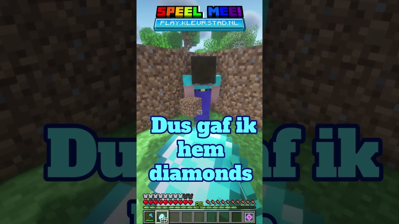 Kleurstad - Ik besloot een noob te trollen! #kleurstad  #minecraft #giel  #editlyrics #noobspeler