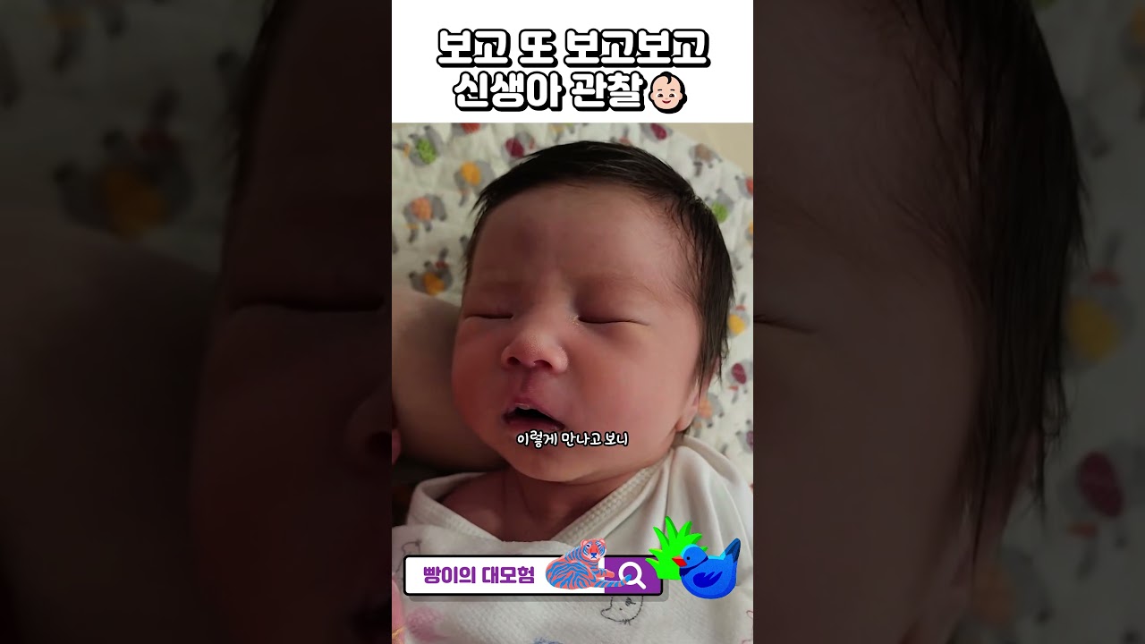 보고 또 보고보고 신생아 관찰#신생아 #아기 #아기일상 #육아일상 #육아기록#귀여운아기 #아기스타그램 #힐링영상