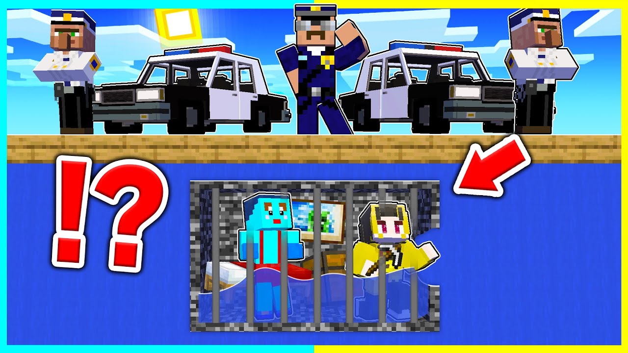 深海10000ｍの水中刑務所から脱獄しろ！！【マイクラ脱獄】【まいくら/マインクラフト】