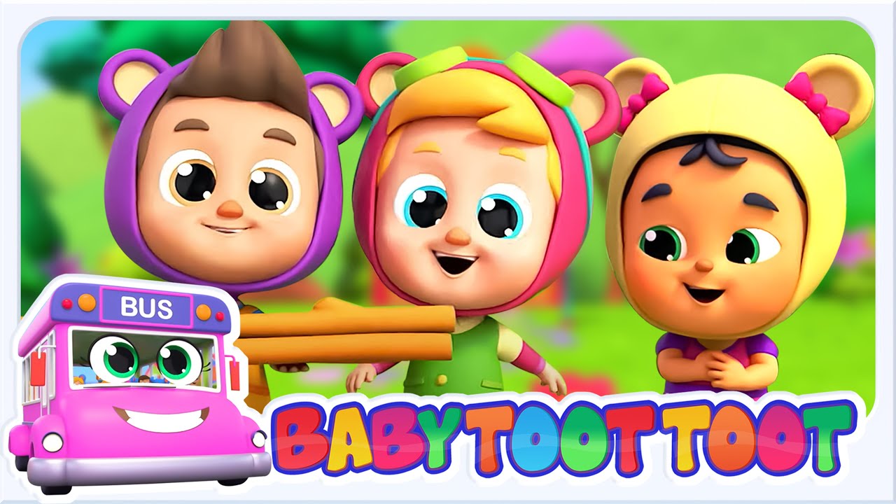 Baby Toot Toot - Три Маленьких Медвежонка И Другие Мультфильмы Для Детей