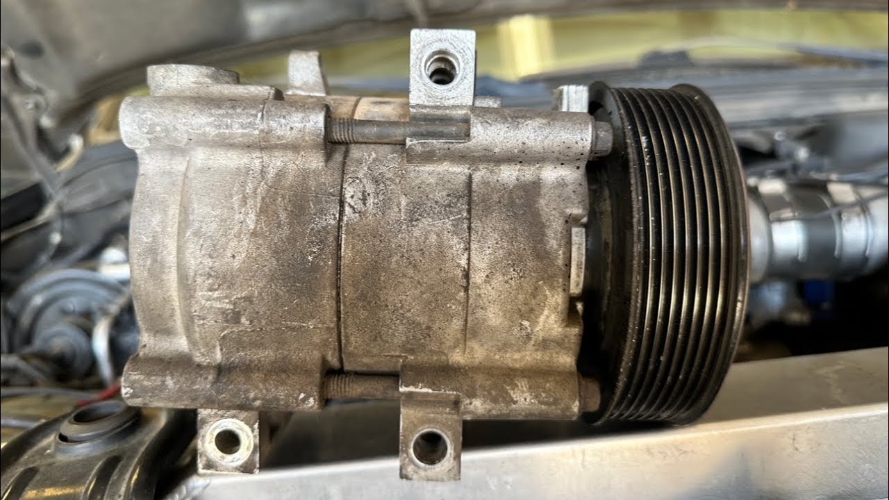 Как заменить компрессор кондиционера на Ford F250, F350, F450, F550.