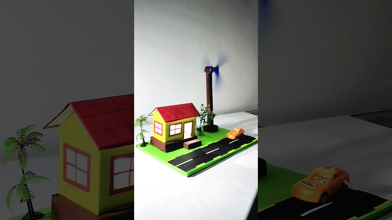 Windmill or Wind Turbine Working Model