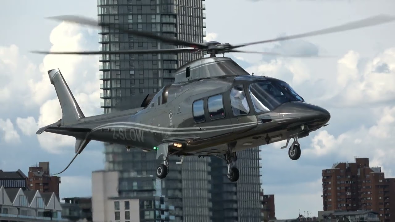 LONDON BATTERSEA HELIPORT ARRIVALS / DEPARTURES PART 2 6-6-2025 INC AW109 X2 AS355 AS365 ( SAS ) .