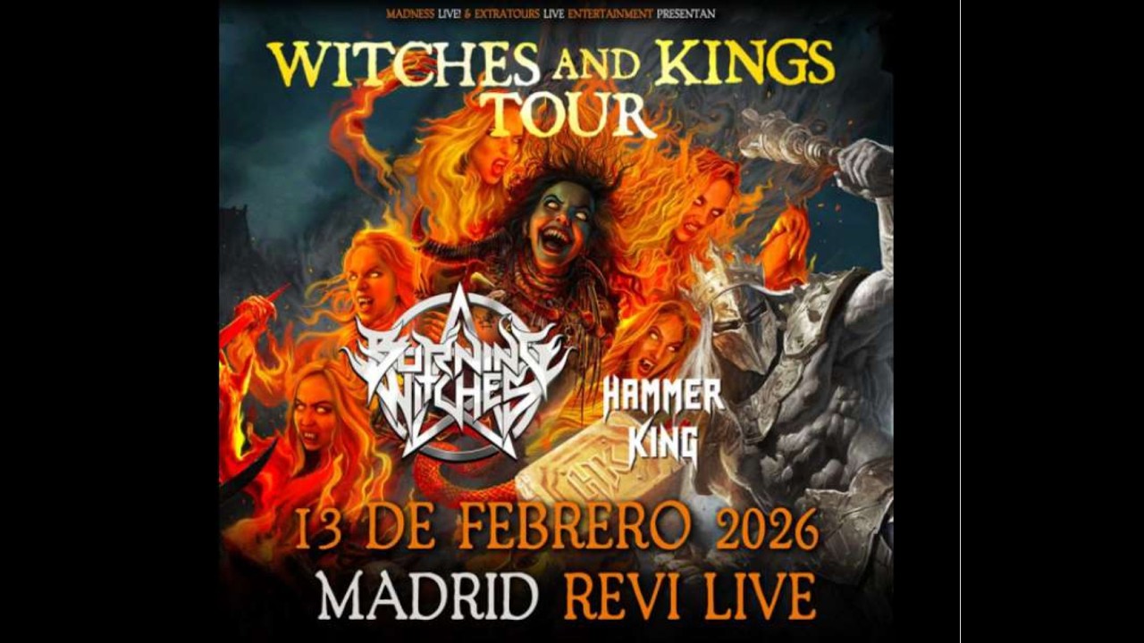 BURNING WITCHES - Madrid 2026 Sala Revi Live