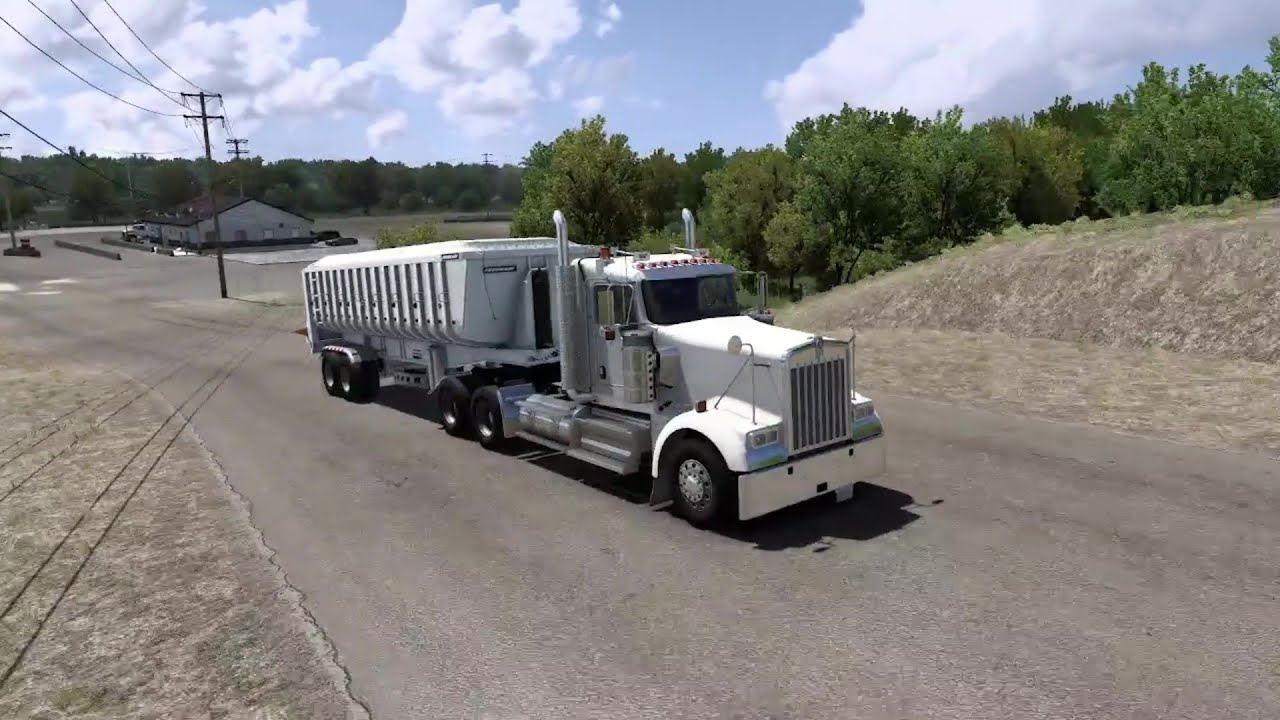 ¡Kenworth W900 Day Cab | Góndola | American Truck Simulator!! #ats #traileros #kemworth #w900