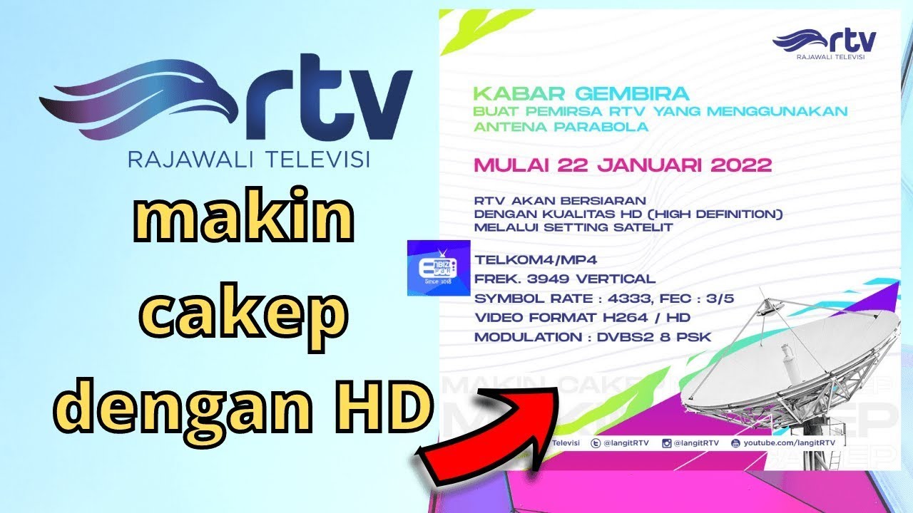 Cara Scan Frekuensi RTV HD Di Parabola