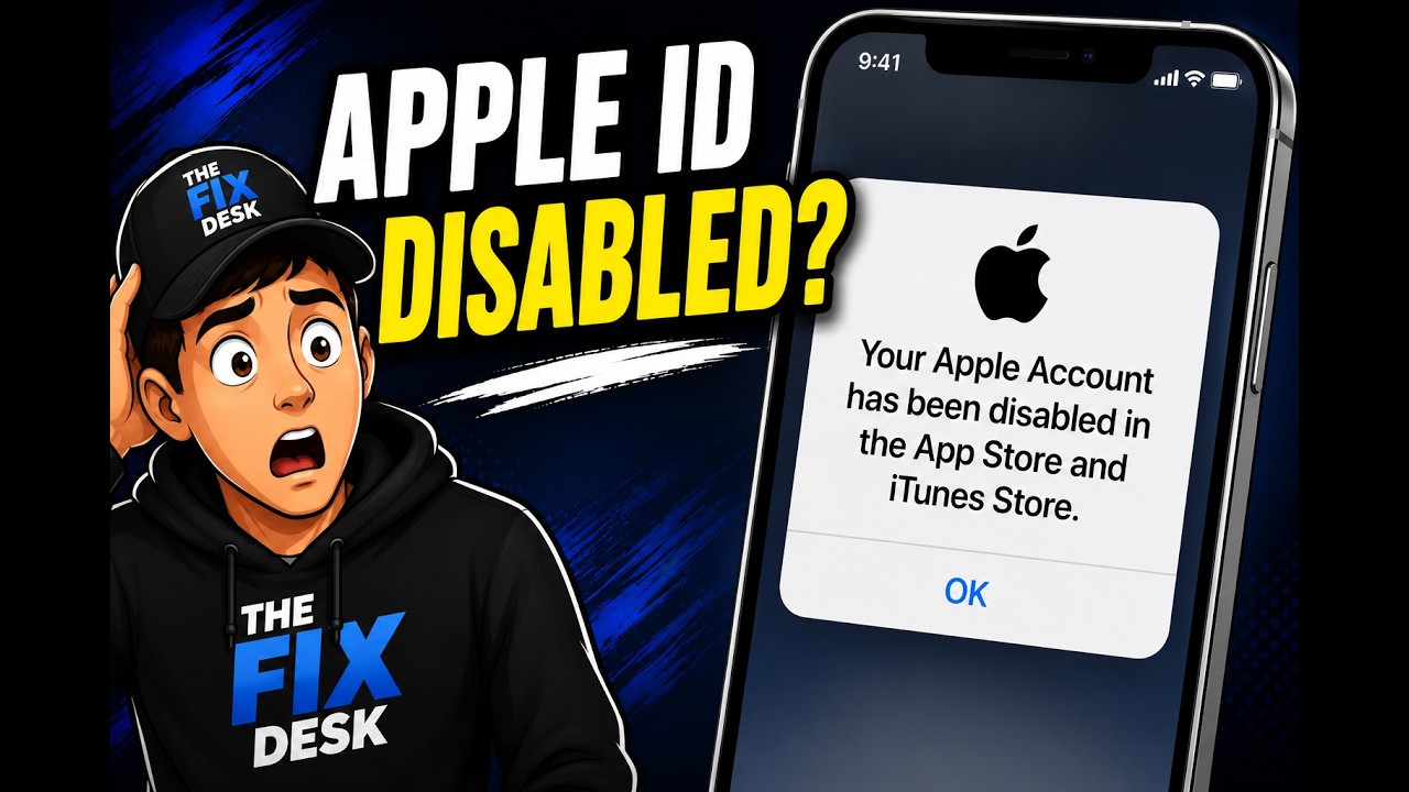 Apple Account Disabled in App Store & iTunes? Fix it now!