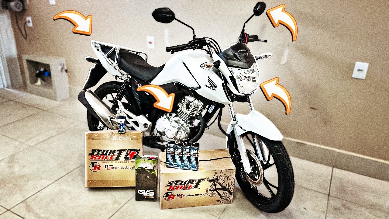 COMO DEIXAR SUA MOTO CHAVE GASTANDO POUCO 160 CARGO