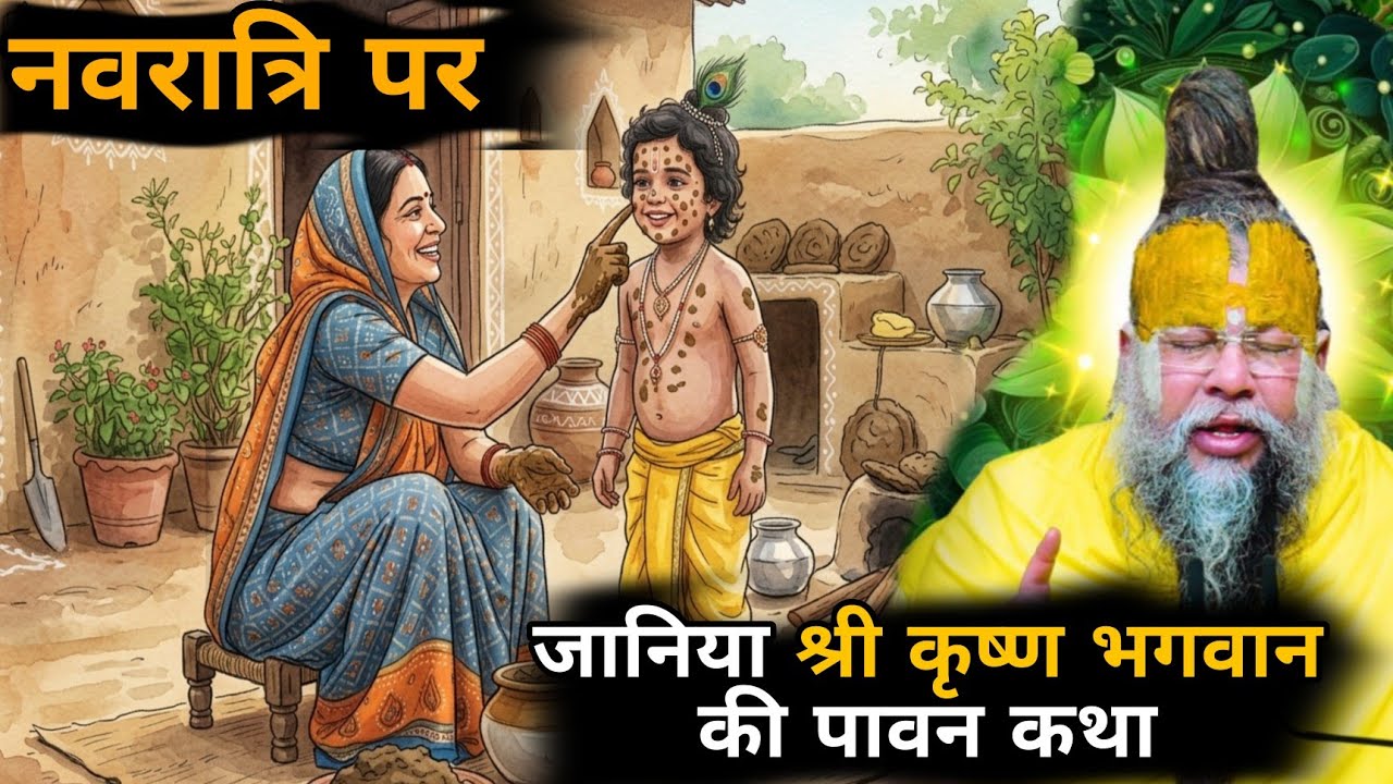 नवरात्रि स्पेशल 🙏 | श्री कृष्ण भगवान की पावन कथा | दिल को छू लेने वाली कहानी