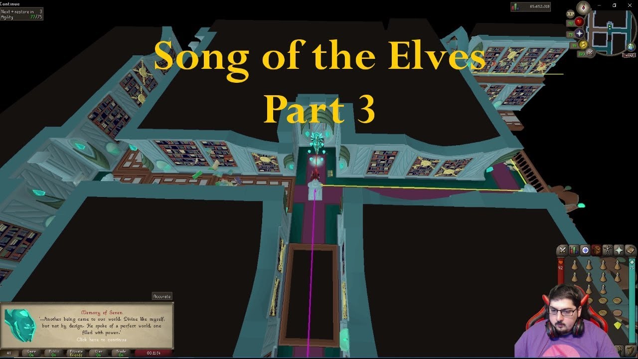 OSRS, Song of the Elves Part 3 The Grand Library Light Puzzle