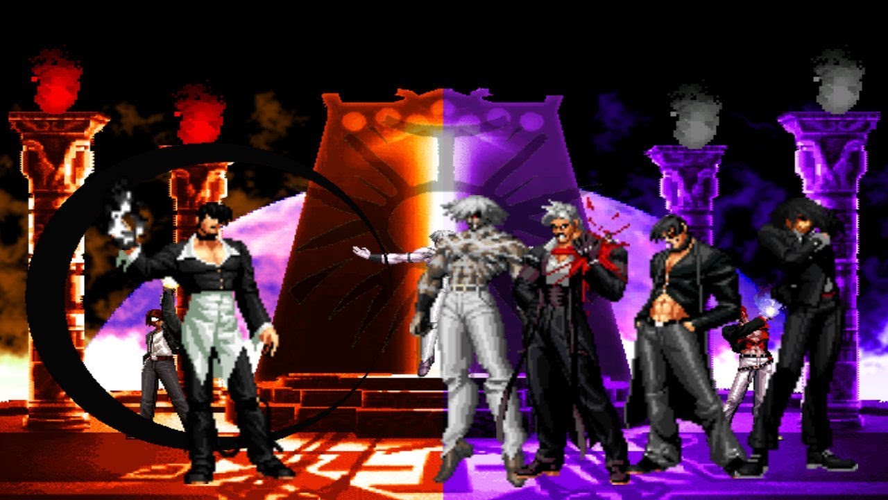 [KOF TM] Black Flames Iori VS. Super Bosses