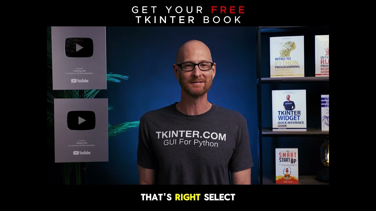 Free Tkinter Widget Quick Reference Guide Book