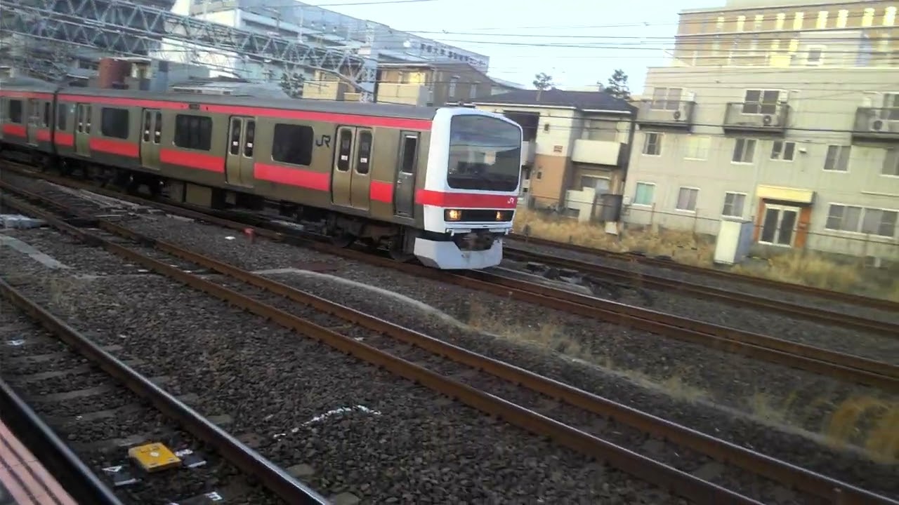 【いつまで残るか】激レア！　京葉線唯一の209系ケヨ34編成　　蘇我入線シーン