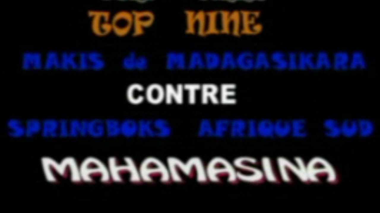 XV MAKIS de MADAGASCAR vs SPRINGBOKS Amateur / Demi-finales Top#9 Afrique / 05/11/2005 / Mahamasina