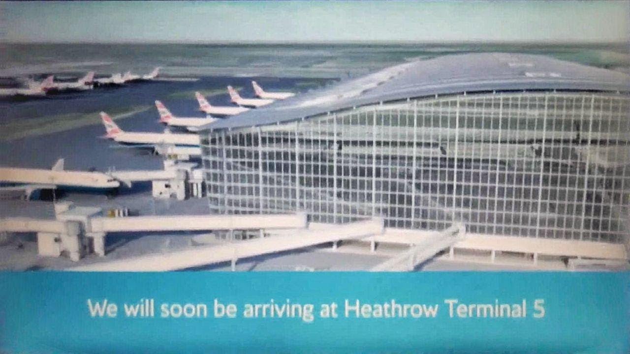 British Airways London Heathrow T5 Arrival Information Video (With clear audio)