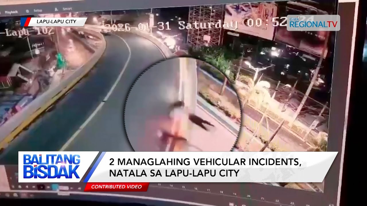 2 Managlahing Vehicular Incidents natala sa Lapu-Lapu City | Balitang Bisdak