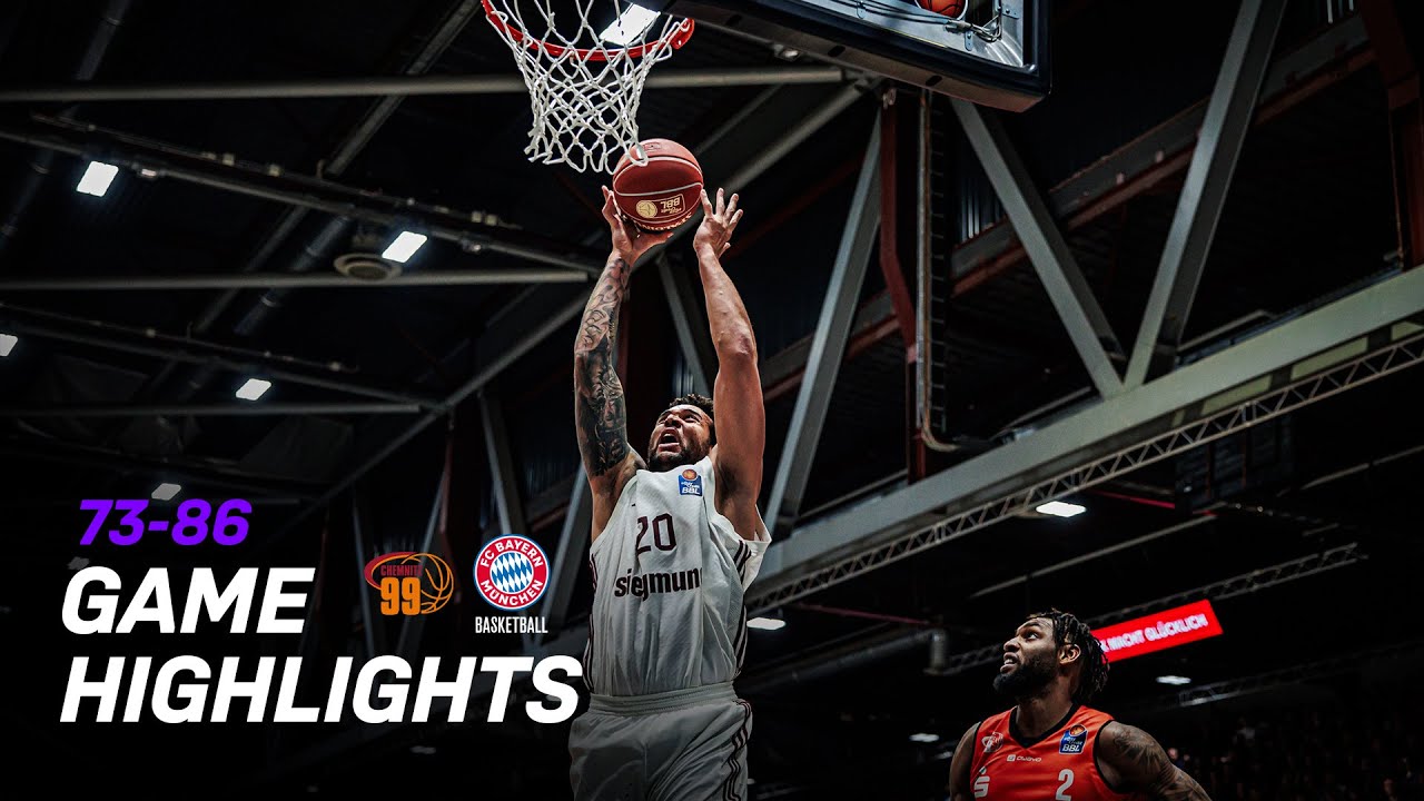 FC Bayern München Highlights | Niners Chemnitz - FCBB 73:86 | BBL 23/24 | 17. Spieltag