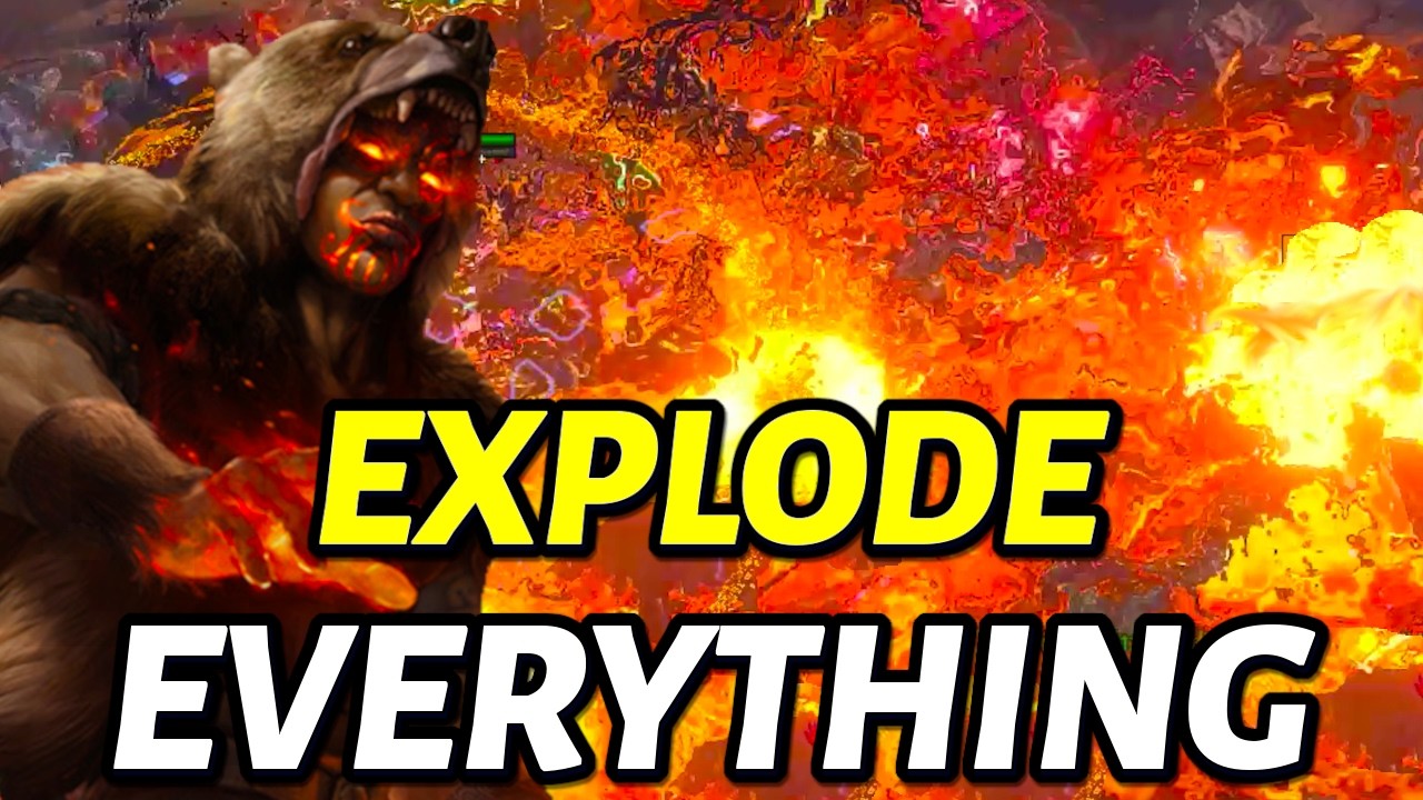 [PoE 3.28] Strongest LATE GAME Game Build! Explody Blade Vortex Chieftain