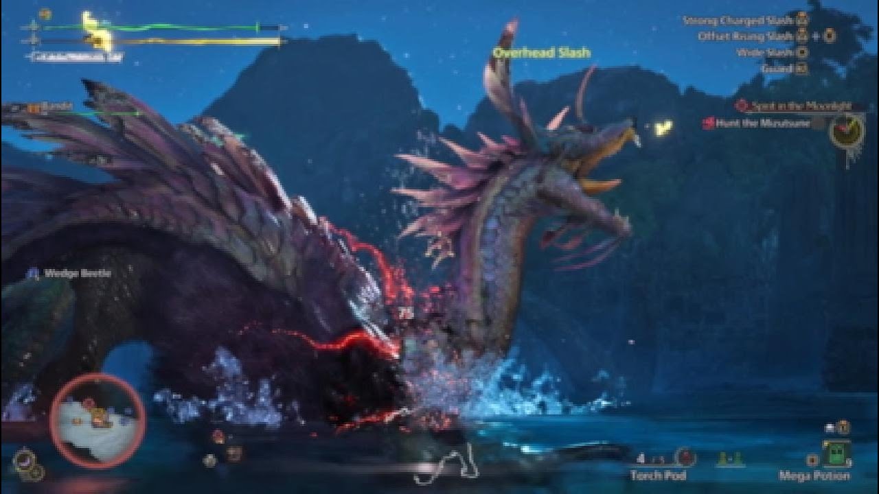 [MHWilds] First Mizutsune hunt in Wilds both cut scenes and full fight