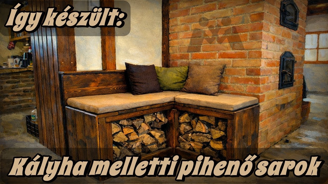 Így készült a kályha melletti pihenő sarok! - 🔨 Barkácsolás hulladék anyagból 🔨