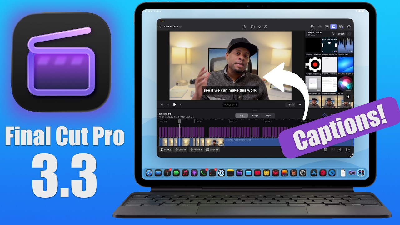 Все новинки Final Cut Pro 3.3 для iPad