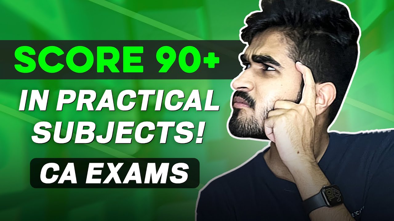 How to score 90+ in Practical Subjects in CA Exams | 95 Marks in Costing FM Paper | How to present?