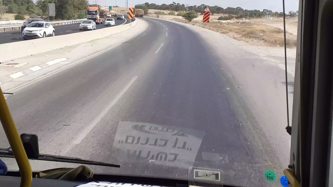 מבאר שבע לפארק אשכול-שמורת הבשור דרך אופקים וכביש 241 Be'er Sheva Eshkol park via Ofakim