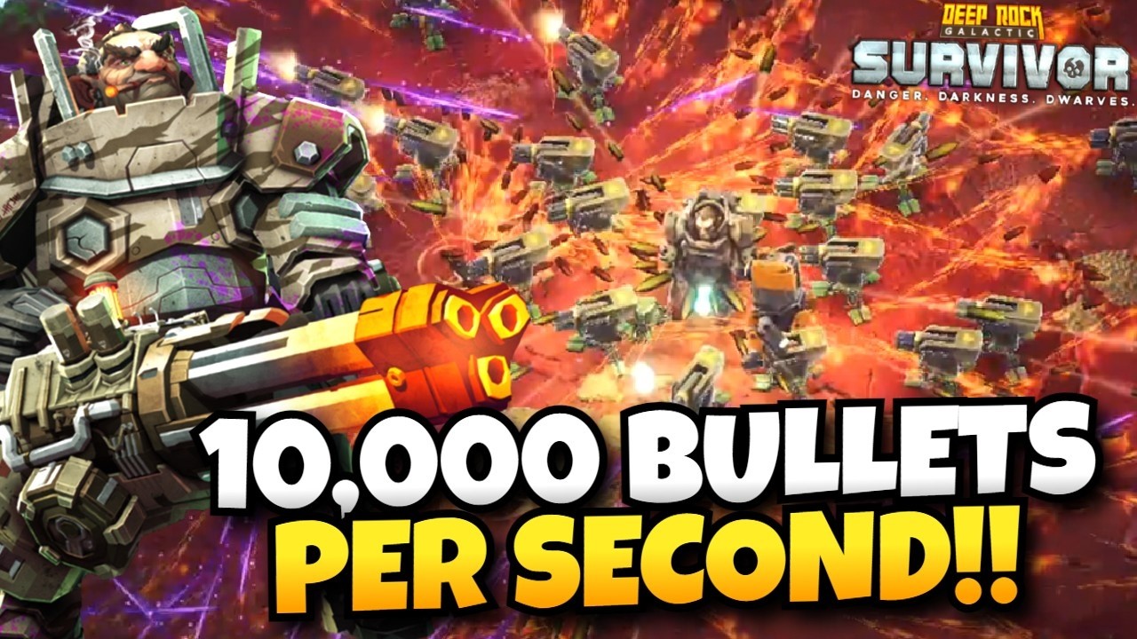 So I Cracked 10,000 Bullets Per Second... | Deep Rock Galactic: Survivor